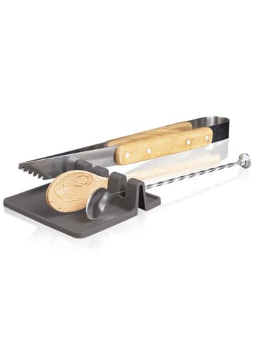 Vacu Vin Utensilienablage in Grau - (B)24 x (H)10,8 x (T)24 cm