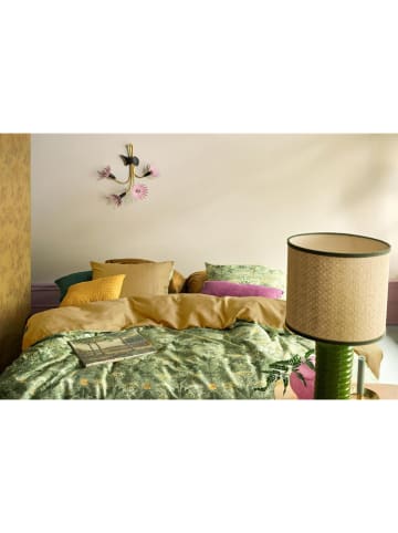 At Home Satin-Bettwäsche-Set "Ancient" in Grün