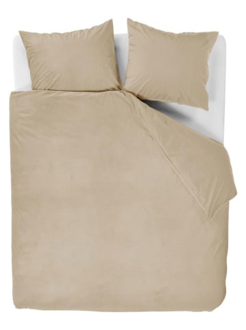 At Home Cord-Bettwäsche-Set "Cosy" in Creme