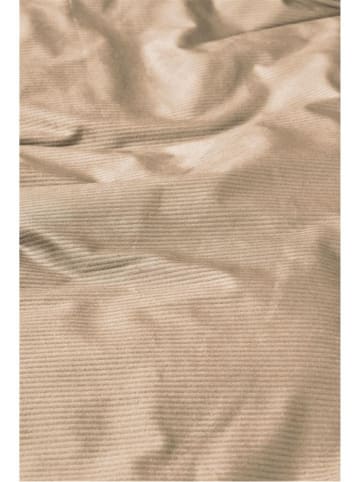 At Home Cord-Bettwäsche-Set "Cosy" in Creme