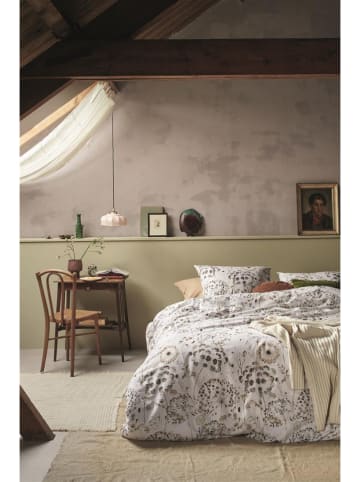 ariadne Komplet pościeli flanelowej "Windy" w kolorze kremowo-beżowym