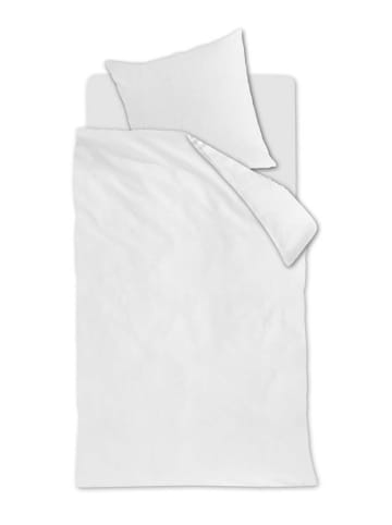 Beddinghouse Satijnen beddengoedset "Blanca" wit