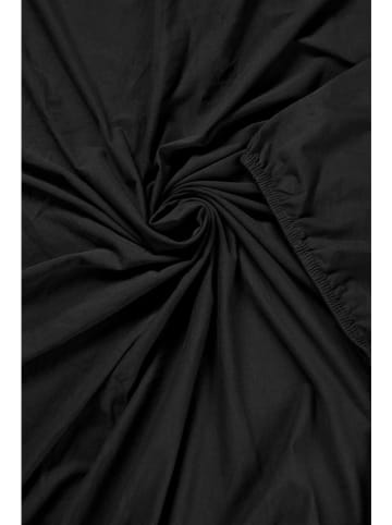 Beddinghouse Dżersejowe prześcieradło w kolorze czarnym na topper