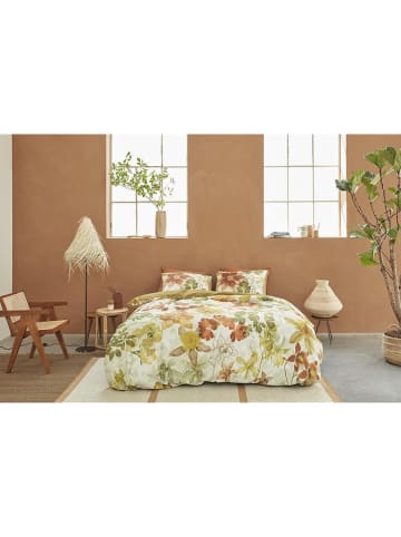 Beddinghouse Komplet pościeli satynowej "Julie" w kolorze żółto-jasnobrązowym