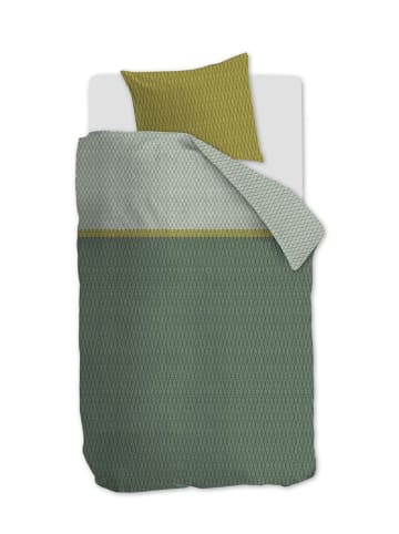 Beddinghouse Komplet pościeli "Leith" w kolorze zielonym