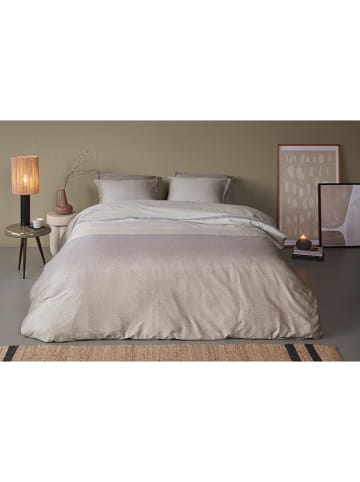 Beddinghouse Satin-Bettwäsche-Set "Lenny" in Lila/ Beige