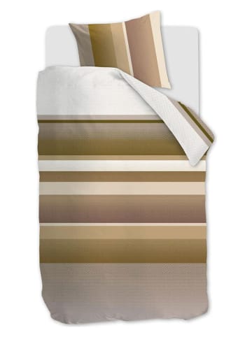 Beddinghouse Beddengoedset "Rhys" lichtbruin/wit