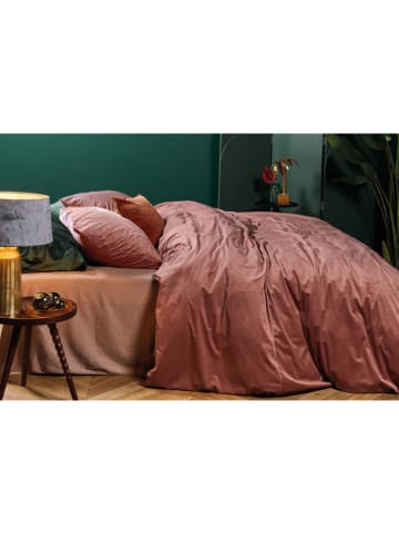 At Home Cord-Bettwäsche-Set "Cosy" in Pink