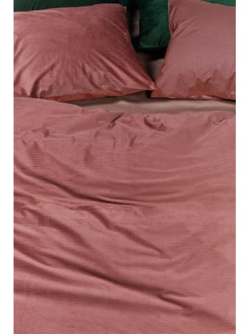 At Home Corduroy beddengoedset "Cosy" roze