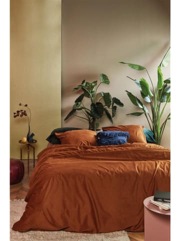 At Home Corduroy beddengoedset "Cosy" terracotta