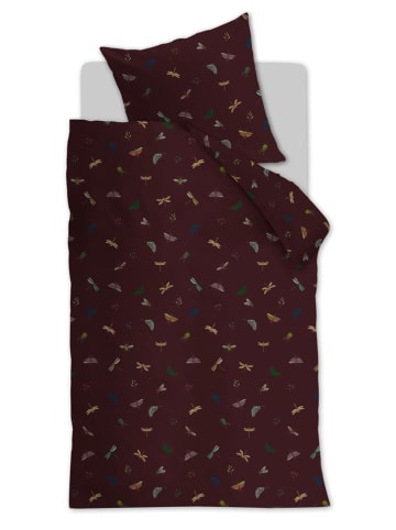 At Home Komplet pościeli renforcé "Living World" w kolorze fioletowym