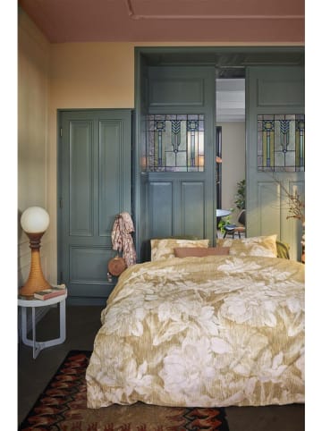 At Home Beddengoedset "Pencil Rain" okergeel