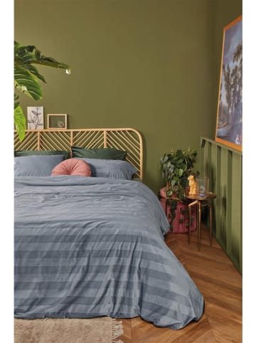 At Home Komplet pościeli aksamitnej "Soft Shine" w kolorze niebieskoszarym