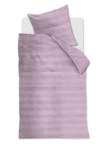 At Home Fluwelen beddengoedset "Soft Shine" paars