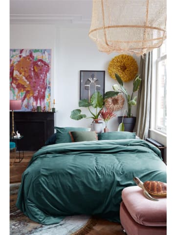 At Home Fluwelen beddengoedset "Tender" petrol