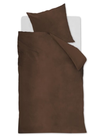 At Home Renforcé beddengoedset "Tender" bruin