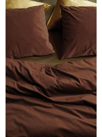 At Home Renforcé-Bettwäsche-Set "Tender" in Braun