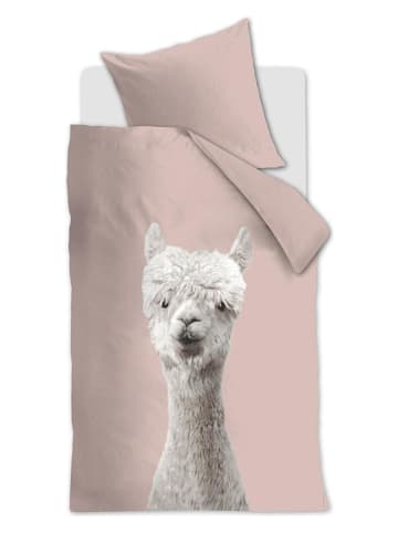 Ambiante Komplet pościeli "Alpaca" w kolorze jasnoróżowym