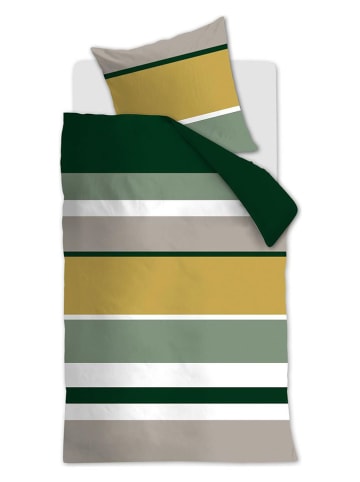 Ambiante Satijnen beddengoedset "Andy" groen