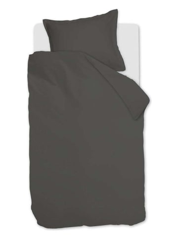 Ambiante Satin-Bettwäsche-Set ''Uni'' in Grau