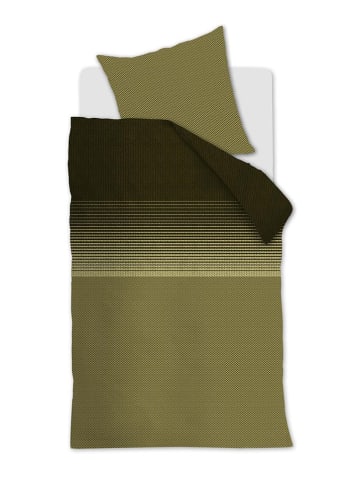 Beddinghouse Flanell-Bettwäsche-Set ''Demi'' in Grün