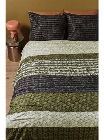 Beddinghouse Flanellen beddengoedset "Lance" groen