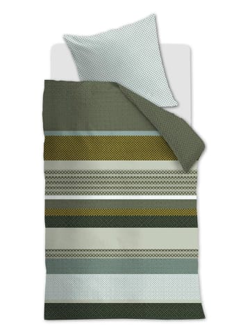 Beddinghouse Satijnen beddengoedset "Lennart" groen/lichtblauw
