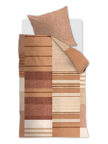 Beddinghouse Renforcé beddengoedset "Oliver" oranje