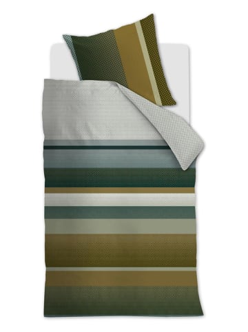 Beddinghouse Satijnen beddengoedset "Rhys" groen