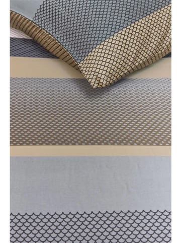 Beddinghouse Komplet pościeli satynowej "Rhys" w kolorze szarym