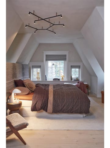 Beddinghouse Flanellen beddengoedset "River" rood