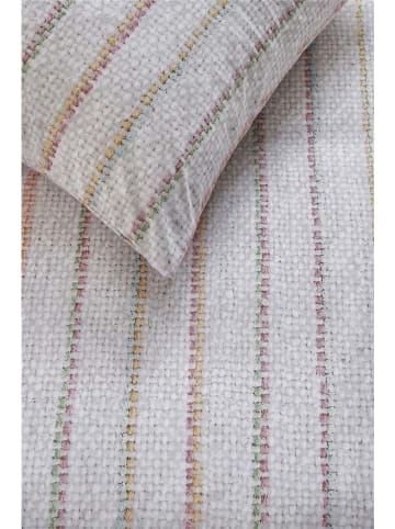 Beddinghouse Komplet pościeli renforcé "Soft Lines" w kolorze białym