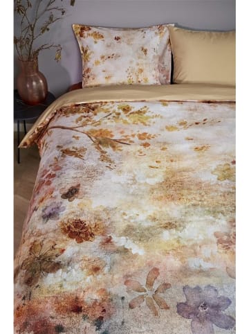 Beddinghouse Satin-Bettwäsche-Set "The Ivy" in Beige