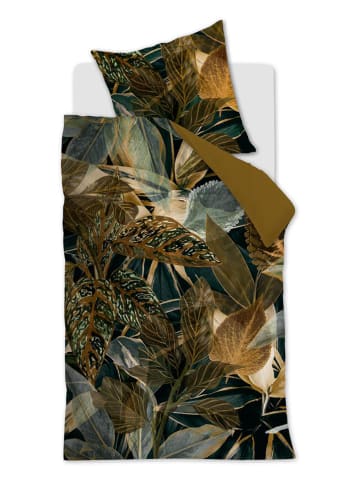 Beddinghouse Renforcé beddengoedset "Velvetleaf" lichtbruin