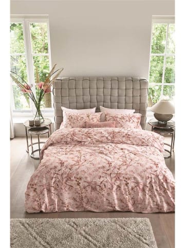 Rivièra Maison Beddengoedset "Blushing Blooms" lichtroze