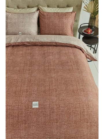 Ambiante Beddengoedset "Coughton'' terracotta