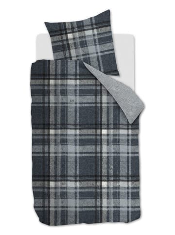 Rivièra Maison Bettwäsche-Set ''Cozy Check'' in Dunkelblau