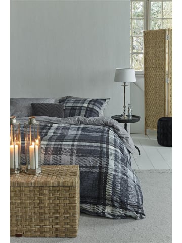Rivièra Maison Bettwäsche-Set ''Cozy Check'' in Dunkelblau
