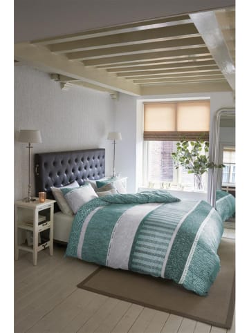 Rivièra Maison Flanellen beddengoedset "Happy Winter" groen