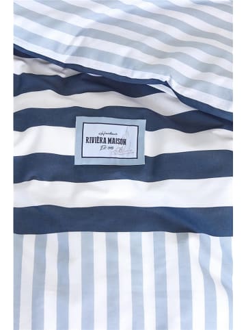 Rivièra Maison Renforcé beddengoedset "Harbour" lichtblauw