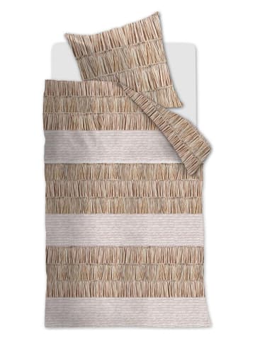 Rivièra Maison Komplet pościeli "Raffiana" w kolorze beżowym