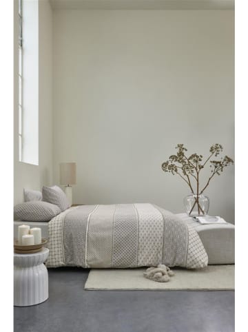 Rivièra Maison Flanellen beddengoedset "Ropes" taupe