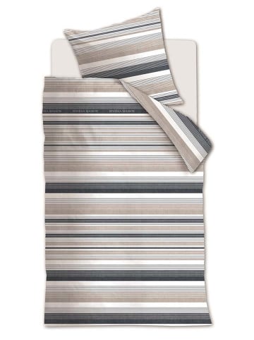 Rivièra Maison Bettwäsche-Set ''Sturdy'' in Beige/ Dunkelblau
