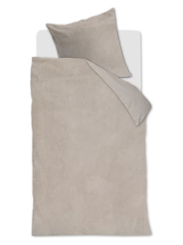 Rivièra Maison Komplet pościeli aksamitnej "Tendre" w kolorze beżowym
