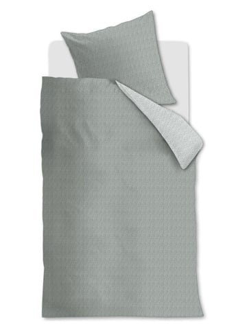 Rivièra Maison Beddengoedset "Twisted" grijs/groen