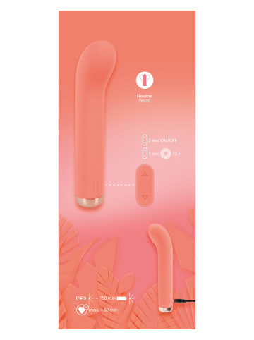 Orion Mini wibrator w kolorze brzoskwiniowym - dł. 16,5 cm