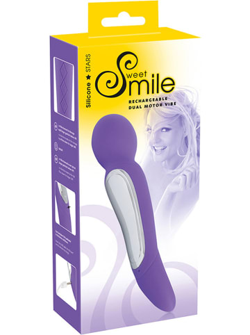 Sweet Smile Wibrator "Sweet Smile" w kolorze fioletowym - dł. 22 cm