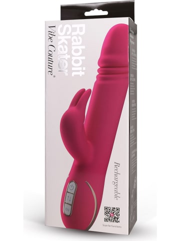 Orion Vibrator "Rabbit Skater" roze - (L)23 cm