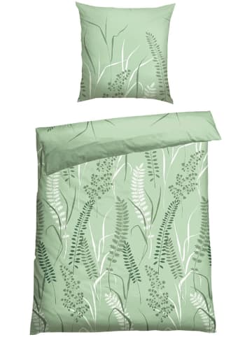 Schiesser Renforcé-Bettwäsche-Set "Annic" in Grün