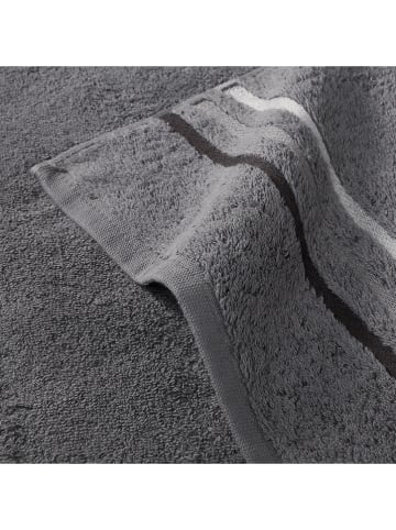 Schiesser 5er-Set: Gästehandtücher ''Skyline'' in Anthrazit